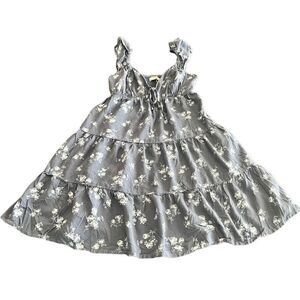 Hollister Floral Ruffle Hem mini Dress size XXS